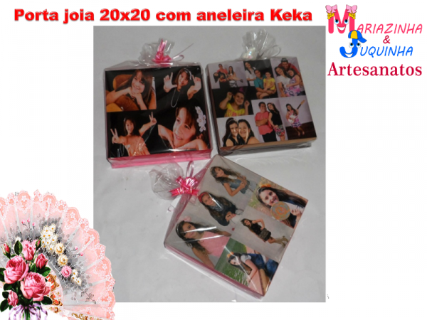 Kit 3 Porta Jóia 20x20 Keka